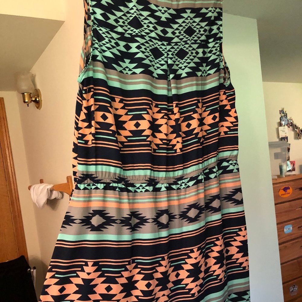 Aztec Pattern Dress - Picture 2 of 5